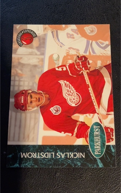1992-93 Parkhurst #239 Nicklas Lidstrom — front