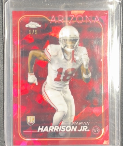 2024 Topps Chrome #204 Marvin Harrison Jr. — front