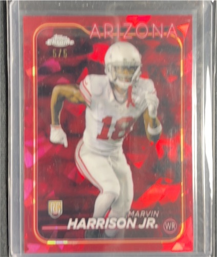 2024 Topps Chrome #204 Marvin Harrison Jr. — front
