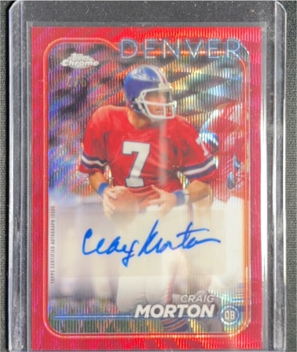 2024 Topps Chrome #BA-CMO Craig Morton Autograph — front