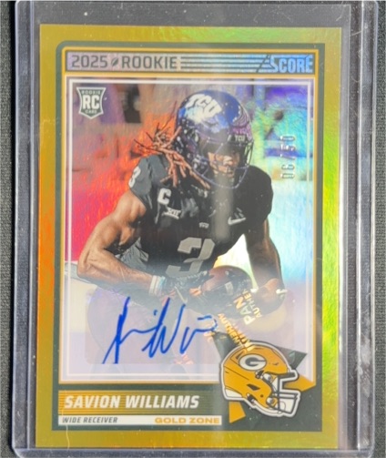 2025 Panini Score #54 Savion Williams — front