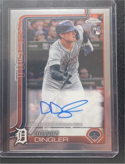 2025 Topps Chrome #126 Dillon Dingler — front