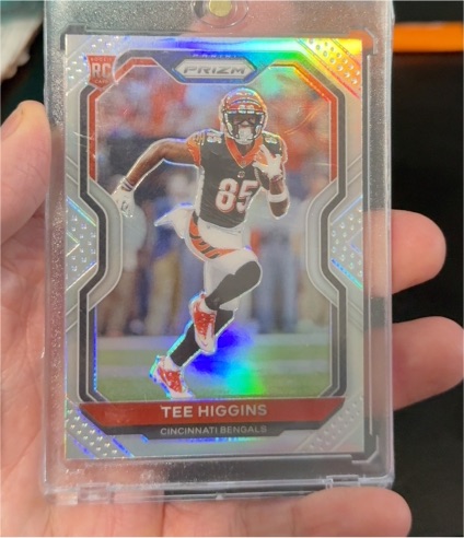 2020 Panini Prizm #308 Tee Higgins — front