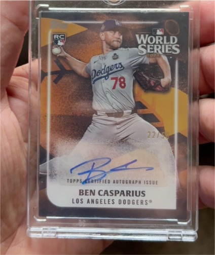 2025 Topps Series 2 #WCA-BC Ben Casparius — front