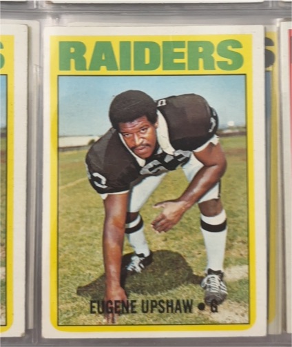 1972 Topps #186 Eugene Upshaw — front