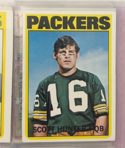 1972 Topps #206 Scott Hunter — front