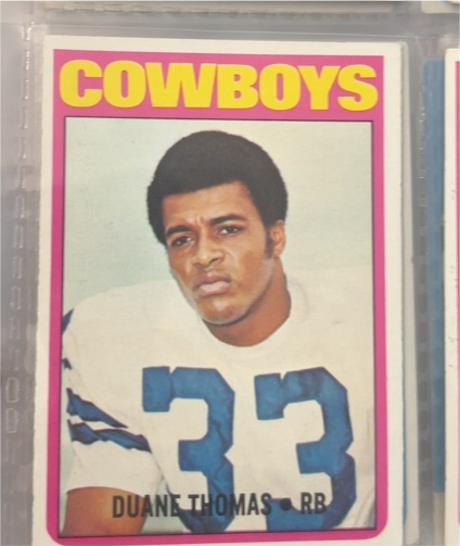 1972 Topps #180 Duane Thomas — front