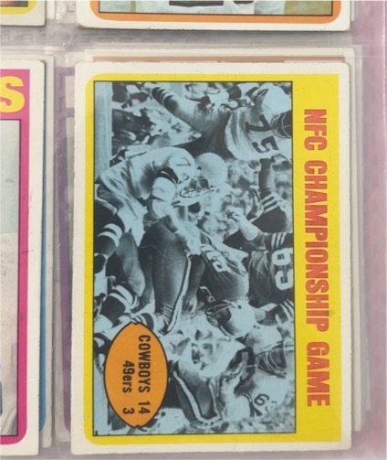 1972 Topps #138 1971 NFC Championship Game — front