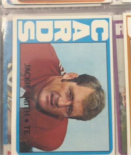 1972 Topps #161 Jackie Smith — front