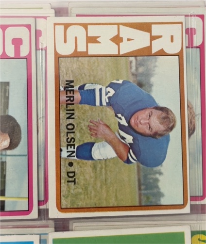 1972 Topps #181 Merlin Olsen — front