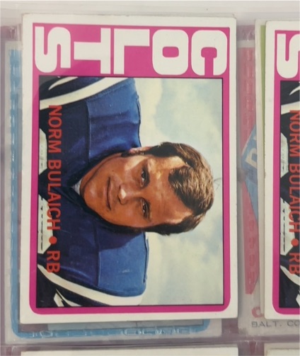 1972 Topps #232 Norm Bulaich — front