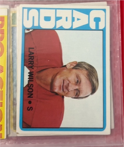 1972 Topps #205 Larry Wilson — front