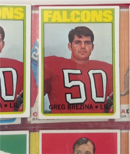 1972 Topps #196 Greg Brezina — front