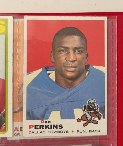 1969 Topps #144 Don Perkins — front
