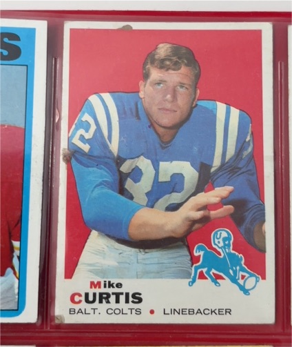 1969 Topps #229 Mike Curtis — front