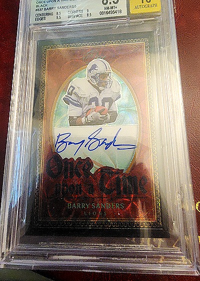 2020 Panini One Once Upon a Time #331 Barry Sanders — front