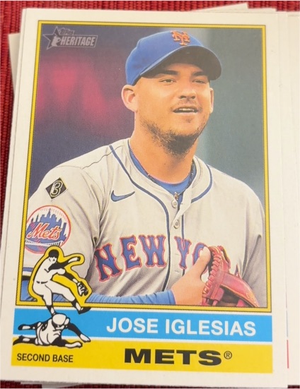 2025 Topps Heritage #108 Jose Iglesias — front