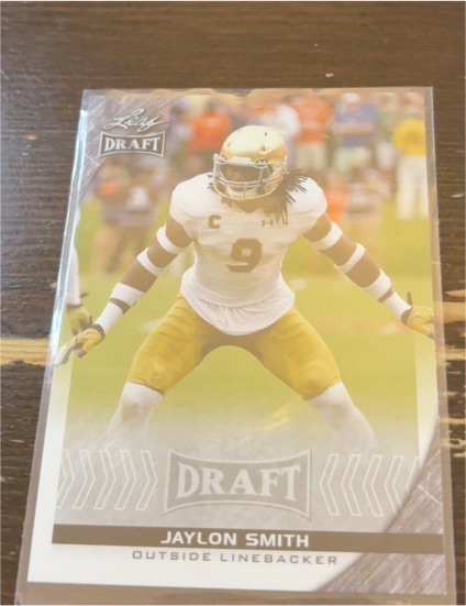 2016 Leaf Draft #37 Jaylon Smith — front