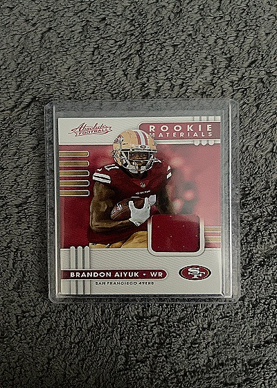 2020 Panini Absolute Football #19 Brandon Aiyuk Rookie Materials — front