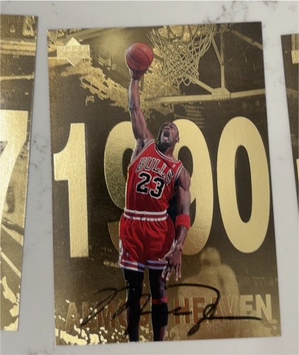 1998 Upper Deck Gold Jumbo 1990 Almost Heaven #6 Michael Jordan — front