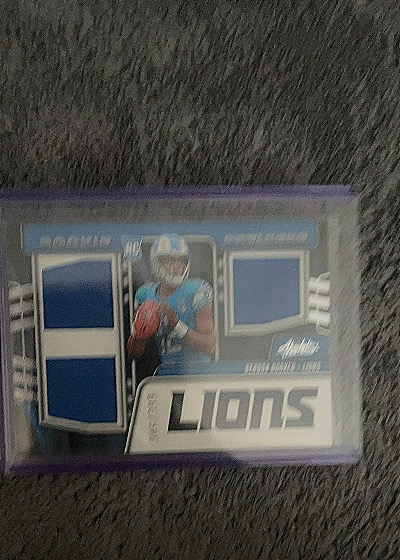 2023 Panini Absolute Football Rookie Premiere Materials #RPM-SL Sam LaPorta — front