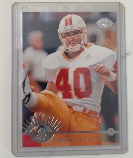 1996 Leaf #185 Mike Alstott Rookie Card — front
