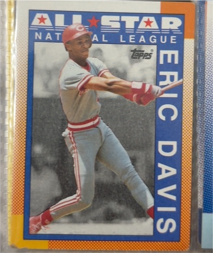 1990 Topps All-Star #402 Eric Davis — front