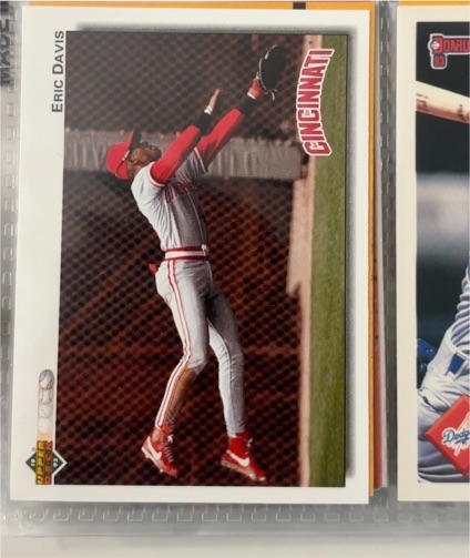 1992 Upper Deck #125 Eric Davis — front