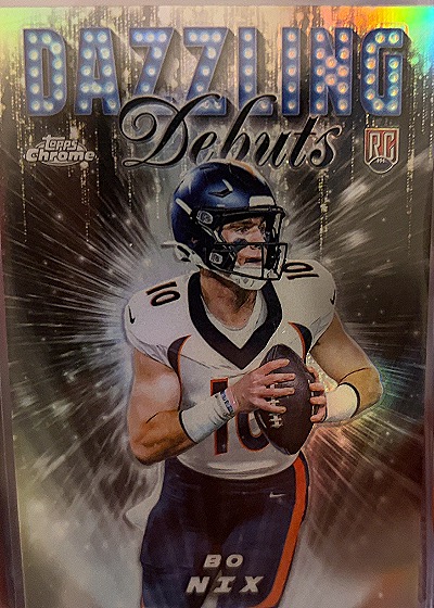 2024 Topps Chrome #DD-6 Bo Nix — front