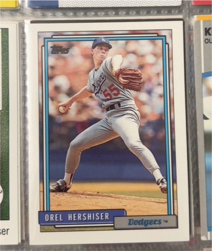 1992 Topps #175 Orel Hershiser — front