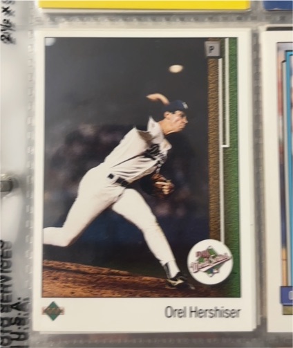 1989 Upper Deck #667 Orel Hershiser — front