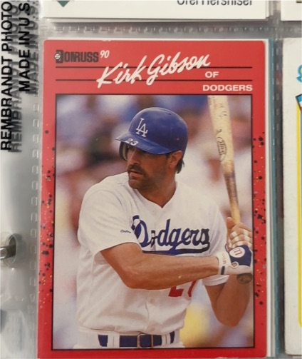 1990 Donruss #368 Kirk Gibson — front