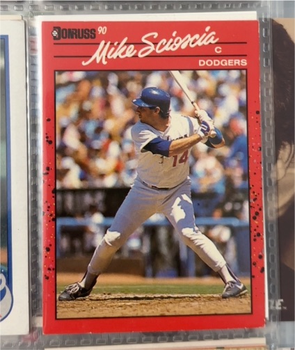 1990 Donruss #316 Mike Scioscia — front