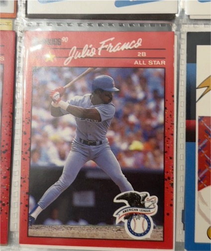 1990 Donruss #701 Julio Franco — front