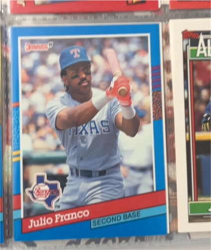 1991 Donruss #192 Julio Franco — front