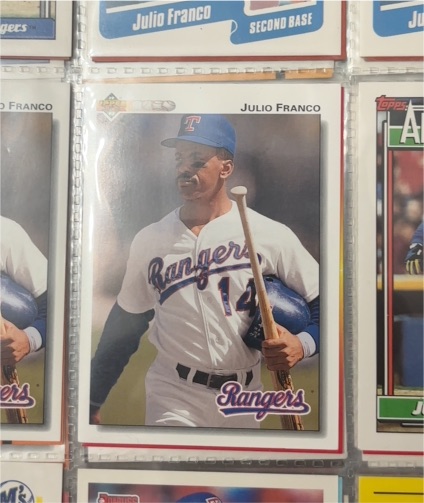 1992 Upper Deck #241 Julio Franco — front
