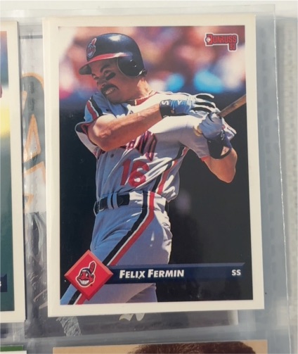 1993 Donruss #597 Felix Fermin — front