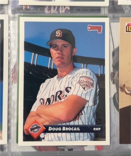 1993 Donruss #418 Doug Brocail — front