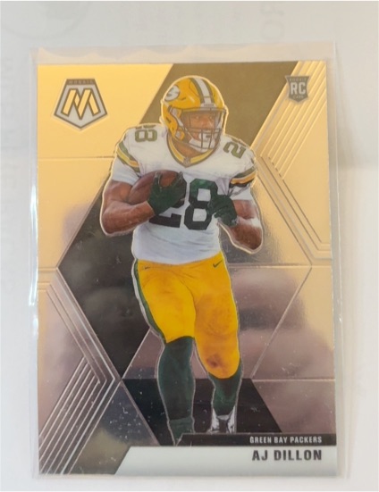 2020 Panini Mosaic #226 AJ Dillon — front