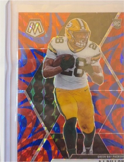2020 Panini Mosaic #226 A.J. Dillon — front