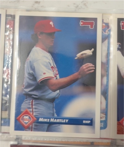 1993 Donruss #596 Mike Hartley — front