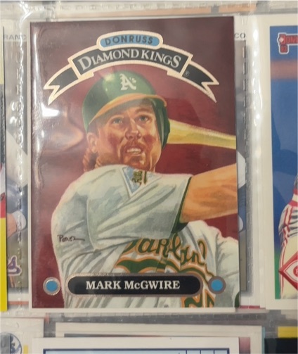 1992 Donruss Diamond Kings #DK-18 Mark McGwire — front