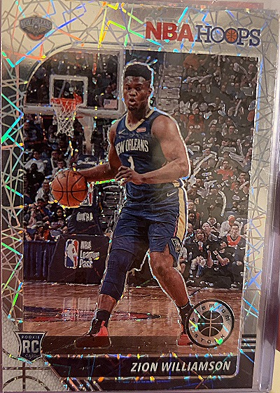 2019-20 Panini NBA Hoops Premium Stock #258 Zion Williamson — front