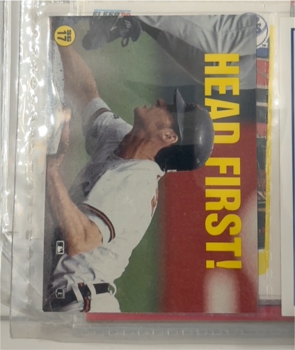 1964 Topps #17 Head First! — front