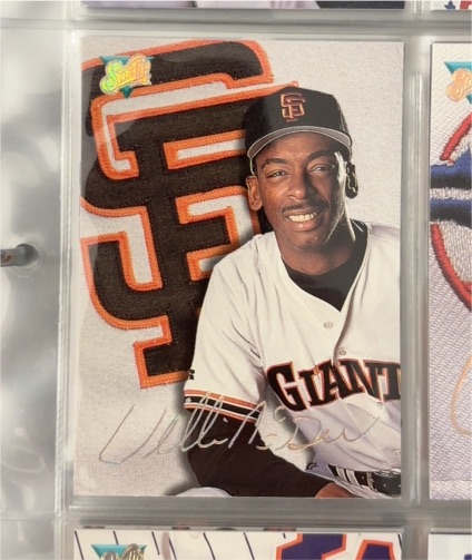 1993 Leaf Studio #179 Willie McGee — front