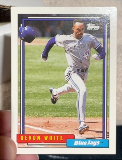 1992 Topps #260 Devon White — front
