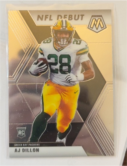 2020 Panini Mosaic NFL Debut #279 AJ Dillon — front