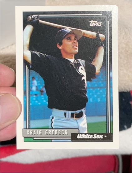 1992 Topps #273 Craig Grebeck Chicago White Sox — front