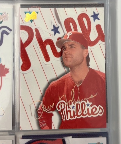 1993 Leaf Studio #158 Dave Hollins — front