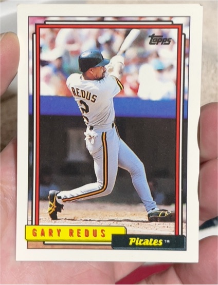 1992 Topps #453 Gary Redus — front